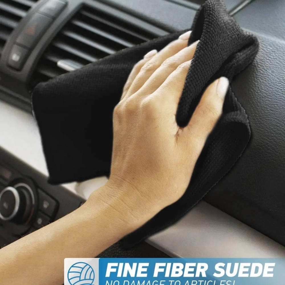 Black Microfiber Cleaning Clot - Microfiber Towel Detailing ulasan dan harga