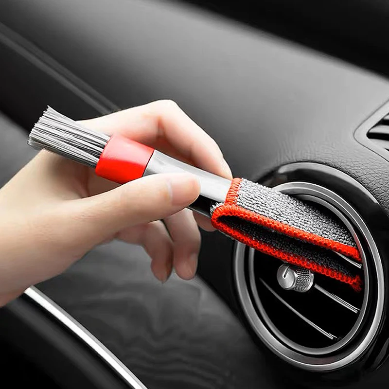 Car Air Vent Double Head Brush - Interior Detailing Kit ulasan dan harga