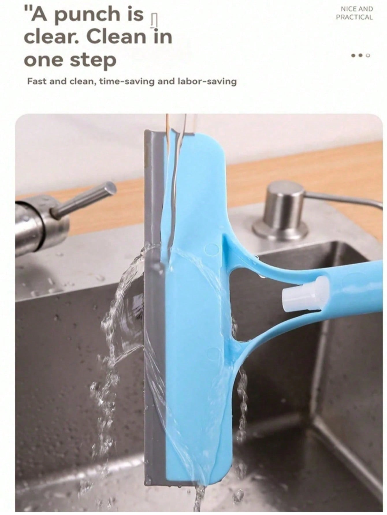3 in 1 Glass Squeegee with Spr - Glass Cleaner Streak ulasan dan harga